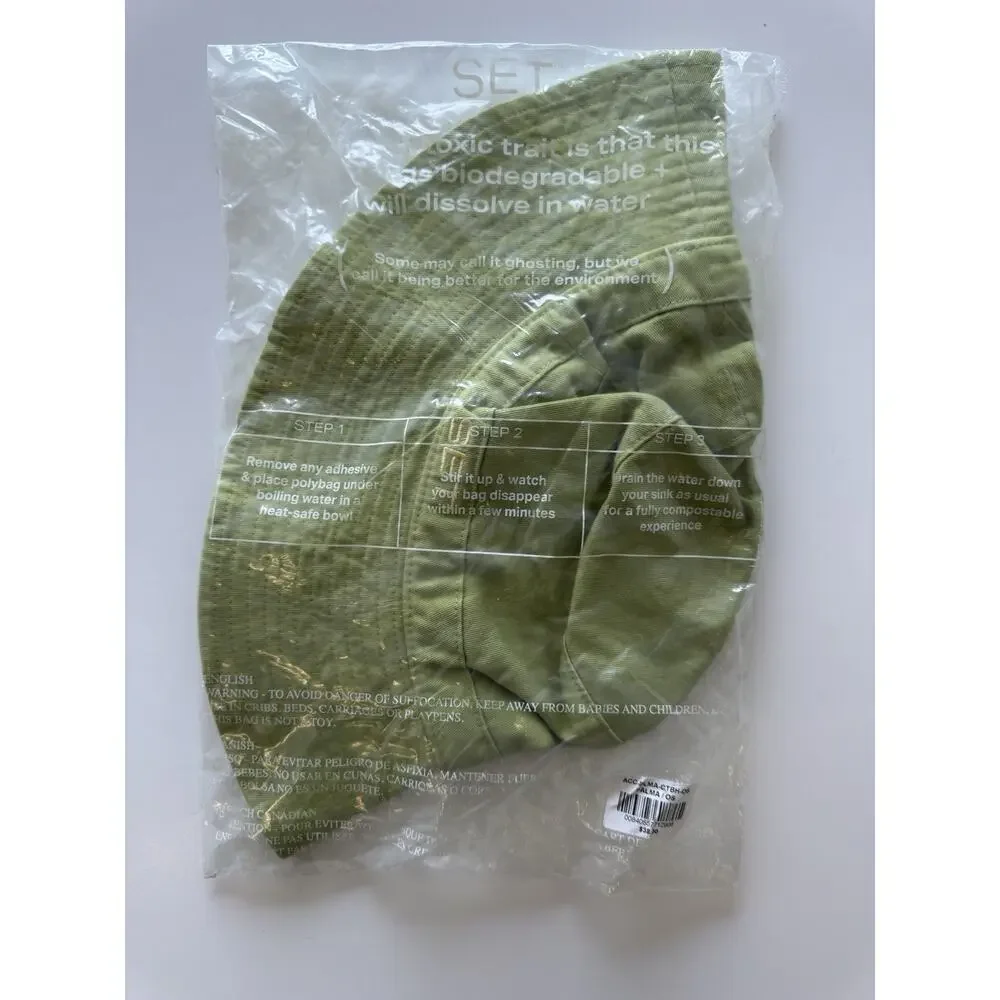 SET ACTIVE Cotton Twill Bucket Hat Womens Palma One Size